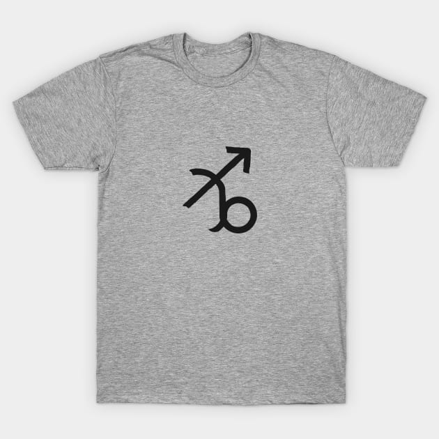 Sagittarius and Capricorn Double Zodiac Horoscope Signs T-Shirt by Zodiafy